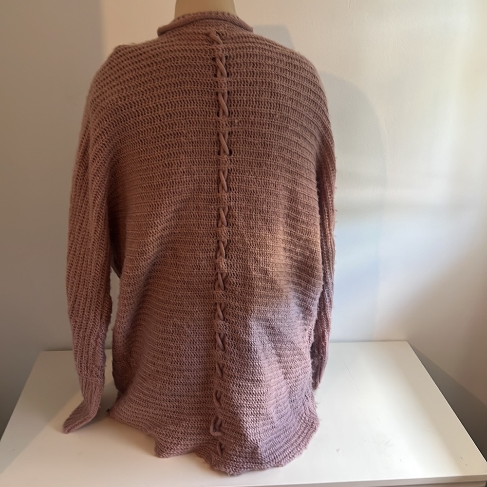 Pink Cardigan Sweater - Picture 2 of 5